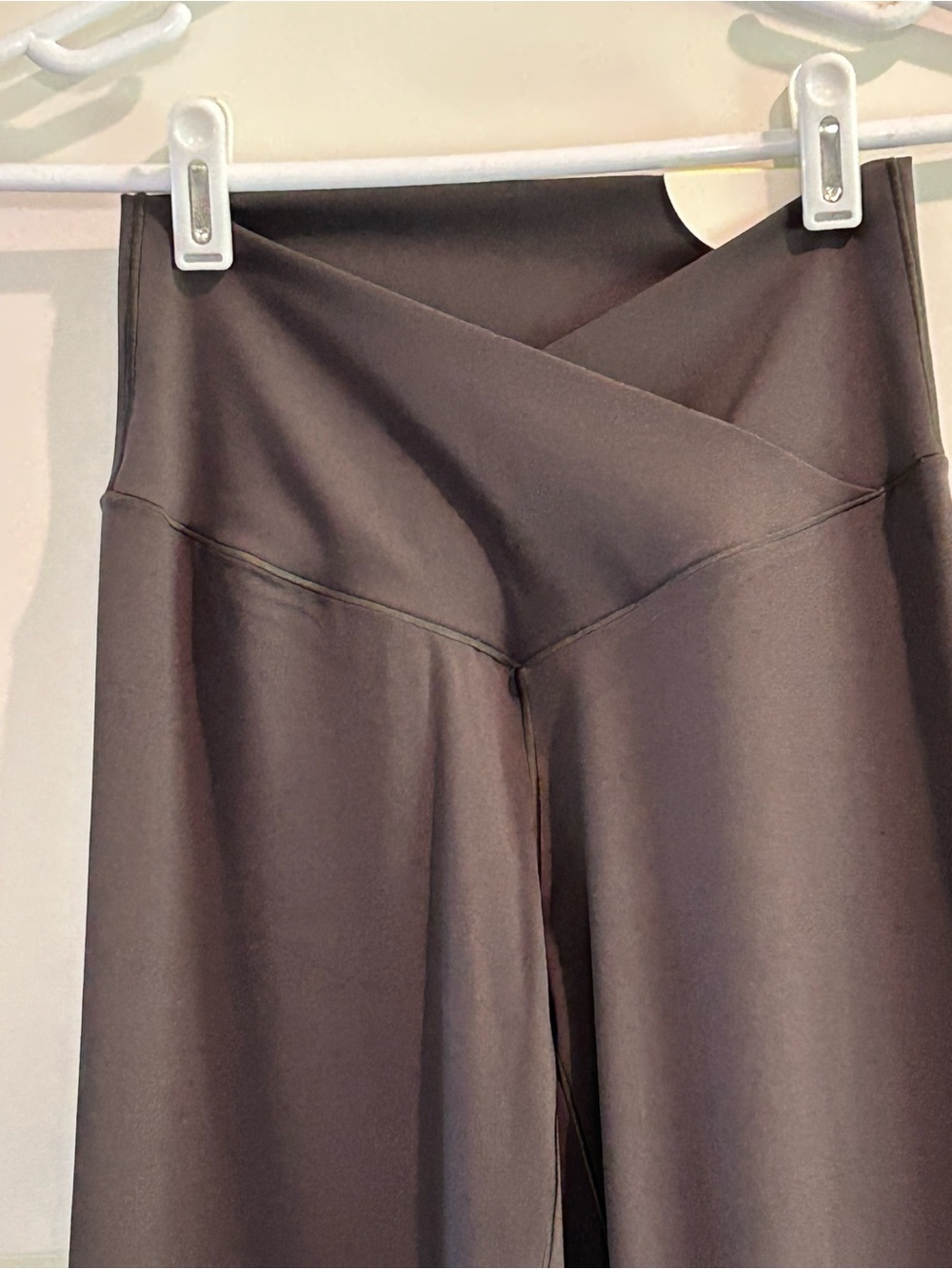 OFFLINE by Aerie LEGGING, Size M, Real Me High-Rise Flare, Smoked Gray in Color